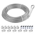 thumbnail image 1 of Cable de acero inoxidable 3/16 para colgar cuerdas, 50 pies, 7 x 19, 3700 libras, 1 of 7