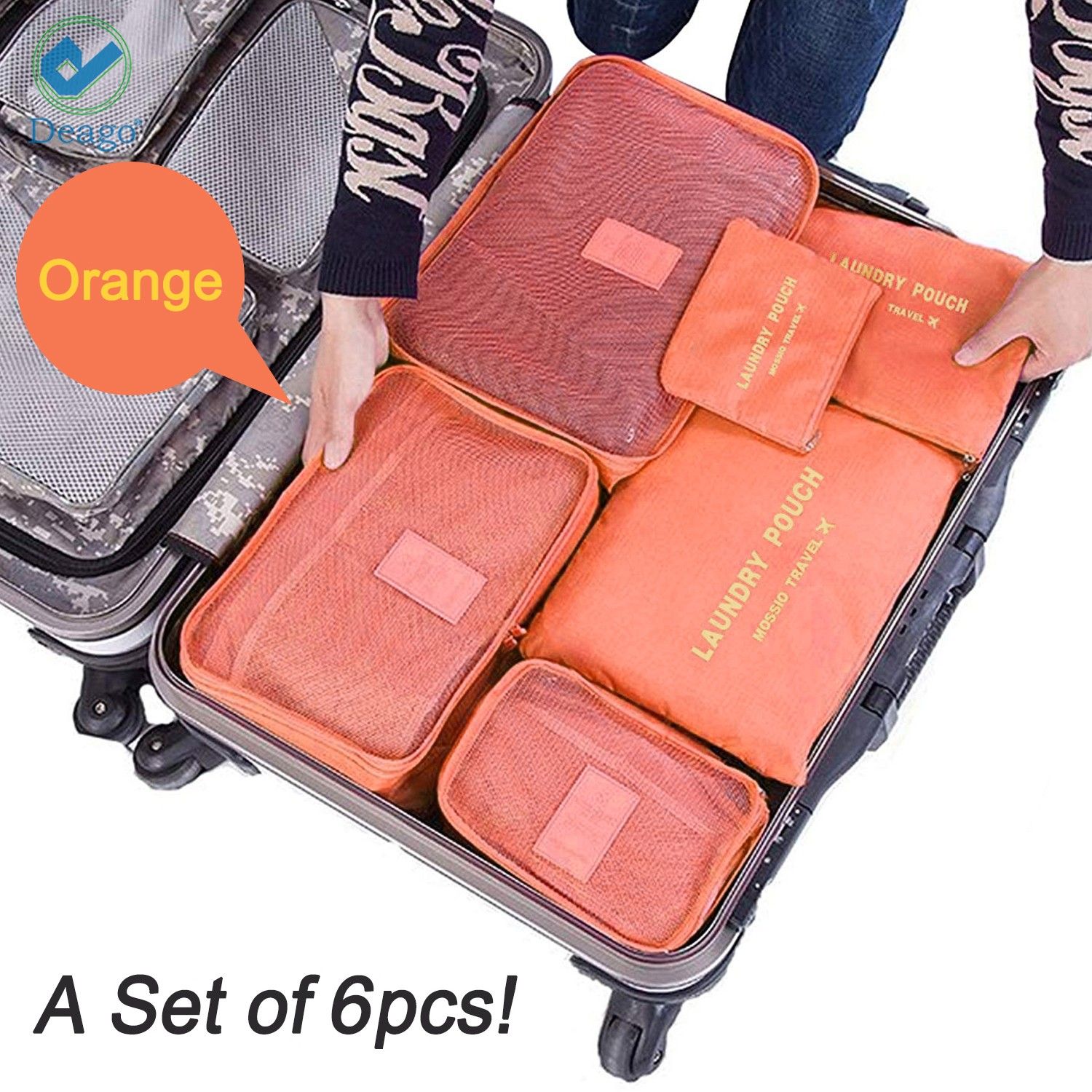 Formal Shirt Travel Storage Bag Clothes Packing Luggage Organizers with Zipper S