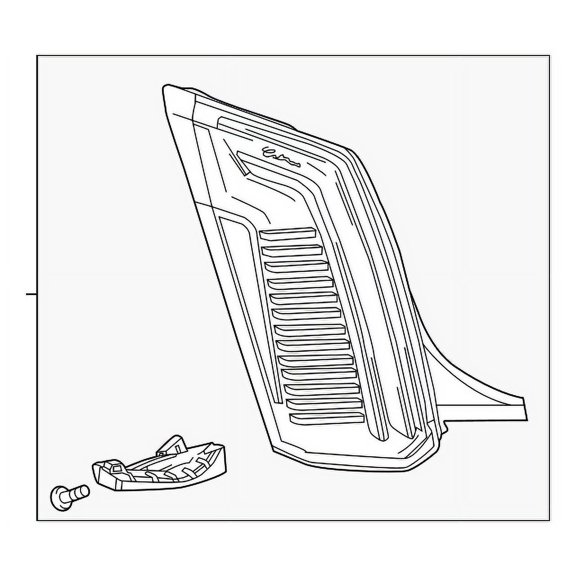 Genuine GM Tail Lamp 84174721