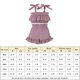 thumbnail image 2 of Bermudas Baby Girl Kids Sling Tops + Shorts Ruffle Top sin mangas + Shorts Set (Púrpura 4t) Ygjytge Púrpura T 3-4 años Única para Niña, 2 of 7