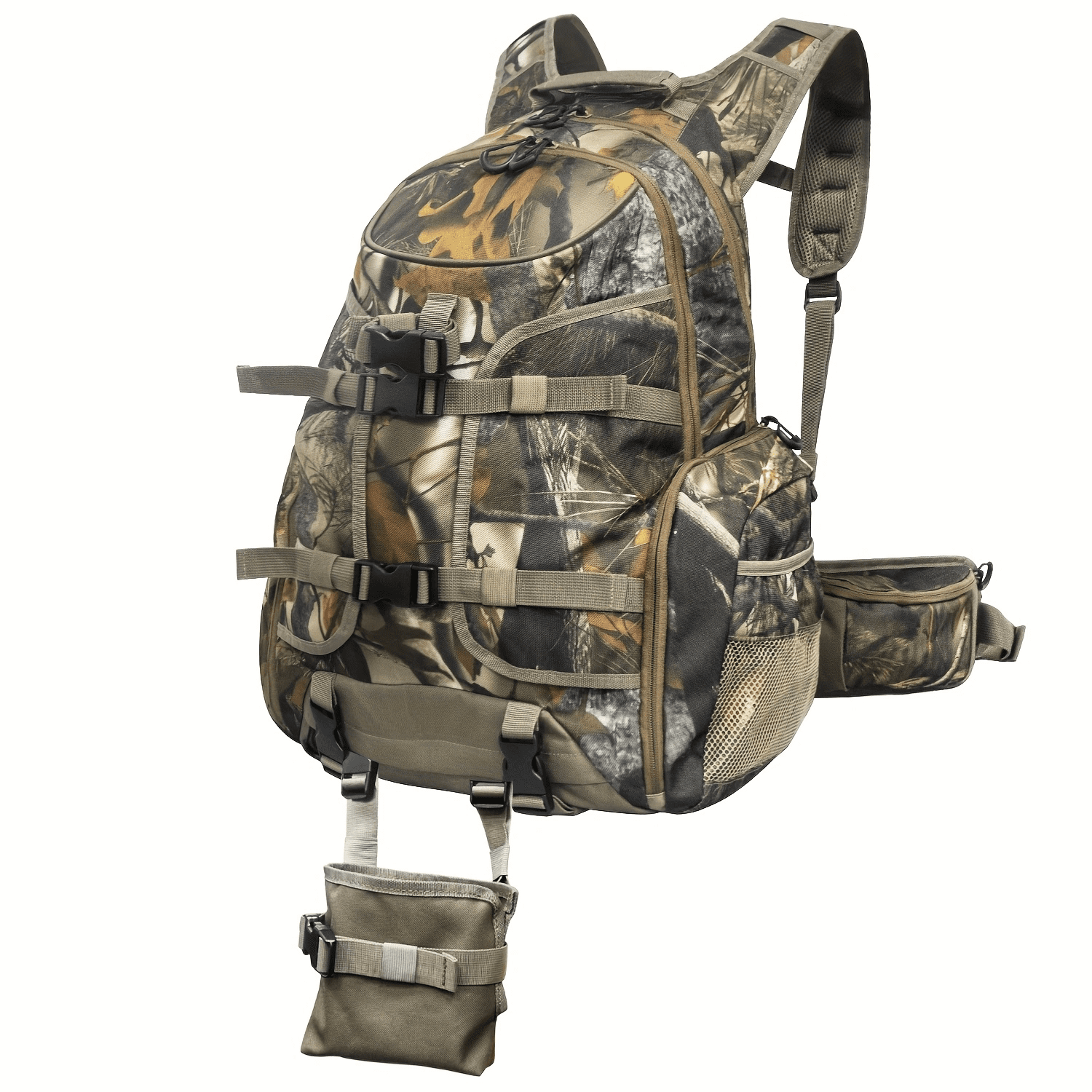 40L Camo Hunting Backpack Waterproof Hunting Pack for Men Long-Lasting Large Capacity Hunting Day Pack,Hunting Gear,Gifts for Hunters Men,Deer Hunting Accessories