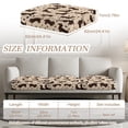 thumbnail image 4 of Xoenoiee Dachshund Paw Pattern Stretch Couch Cushion Cover Plush Cushion Slipcover for Chair Loveseat Sofa Cushion Furniture Protector Seat Cushion Sofa Cover, 4 of 7