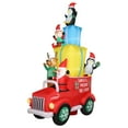 thumbnail image 3 of 12ft Height Outdoor Christmas Decorations with LED Lights, Christmas Inflatable Santa Claus in Car Full of Presents, Christmas Blow Up Yard Decorations for Yard, Lawn, Garden, 3 of 9