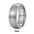 thumbnail image 2 of Qarigey Anillo a prueba de herrumbre Delicados anillos para los dedos Impermeable Personalidad Retro Elegante Circlet Navidad Distintivo Eminente Moda Ropa, zapatos y accesorios Miscelánea Plata 8 mm Qarigey AP014482-04, 2 of 6