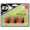 Dunlop Sports Gecko Tac Overgrip 3-Pack (Red)