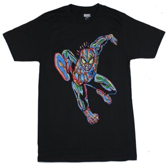 Marvel's Amazing Spider-Man Graphic Black T-Shirt, Small Size