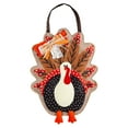 thumbnail image 5 of Evergreen Turkey Burlap Door Decor, 13.30x17.50"H, 5 of 9