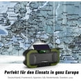 thumbnail image 4 of Emergency Radio Splashproof Bluetooth Speaker Portable AM/FM Solar Crank Radio with Torch LED Reading Lamp Solar Panel 5000 mAh Power Bank Outdoor Camping Dynamo Radio, 4 of 7