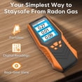 thumbnail image 4 of Handheld Radon Detector Accuracy Real Time Long Short Term Average LCD Display Radon Test Kit for Home School Radon Test,1 x Handheld Radon Detector 1 x data Cable 1 x Storage Box, 4 of 6