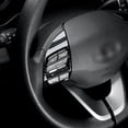 thumbnail image 3 of for Hyundai Kona 2018-2022 Carbon Fiber Inner Steering Wheel Button F for Ram e Cover, 3 of 4