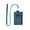 Blue, variant on RFID Blocking Minimalist Neck Wallet with Lanyard Water Resistant ID Card Case for Travel Outdoor Use(Green,11.5X7.5X1.5cm)