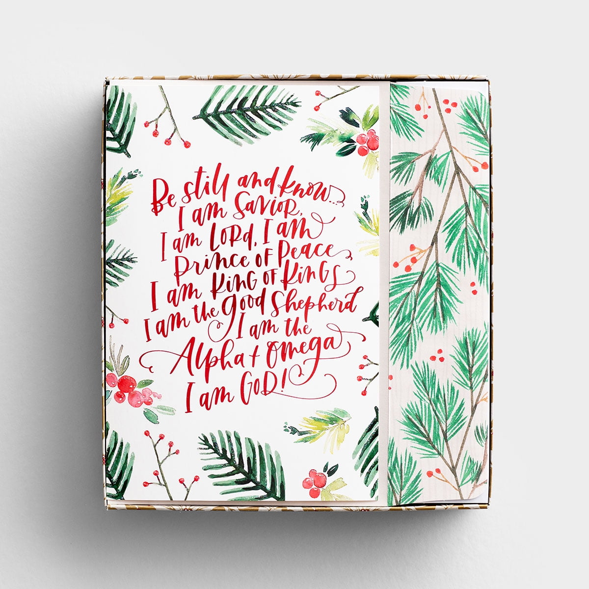 DaySpring Premium Christmas Boxed Cards and Envelopes, Be Still and