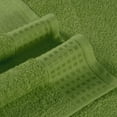 thumbnail image 2 of "GLAMBURG 100% Cotton Ultra Soft 6 Pack Towel Set, Contains 2 Bath Towels 28x55 Inches, 2 Hand Towels 16x24 Inches & 2 Wash Coths 12x12 Inches, Compact Absorbent Lightweight & Quickdry - Kiwi Green", 2 of 6