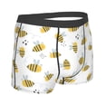 thumbnail image 4 of Uemuo Bee Pattern Men's Boxer Briefs,Trunk Anti-Chafing,Comfortable, Durable, and Stylish Underwear-Small, 4 of 9