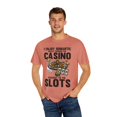 thumbnail image 4 of Humorous Gambler Betting Bluffing Wager Waging Enthusiast Novelty Bet Leisure Stake Risk Taker Luck Player Unisex Garment-Dyed T-shirt, 4 of 4