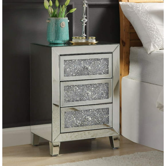 Silver Nightstands Com, Silver Dresser And Nightstand Set Of 20