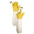 thumbnail image 6 of 1Pair Soft Hand, Straight Thumb Beekeeper XXL Size Yellow Gloves, 6 of 6