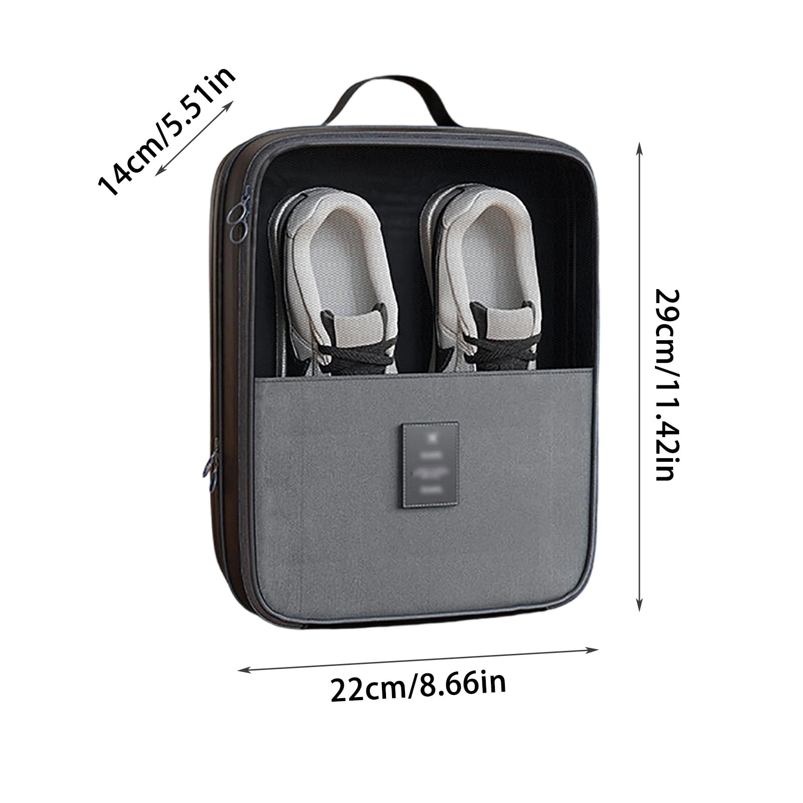 Shoe Storage Bag Organizer for Travel, Holds 2 Pair of Shoes, Portable Luggage Shoe Pouch for Women Teens, Daily Use Shoe Carryall, Compact Travel Accessory