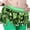 Green, variant on Multi Color Chiffon Belly Dance Hip Wrap Scarf Coin Sequin Waistband Skirt Drop Shipping
