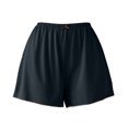 thumbnail image 4 of Tnhcen Women's Ice Silk Summer Leggings with Built-in Liner Sheer Lace Trim Loose Fit Sleepwear Shorts Anti-Exposure Casual Outwear for Women M-4XL, 4 of 4
