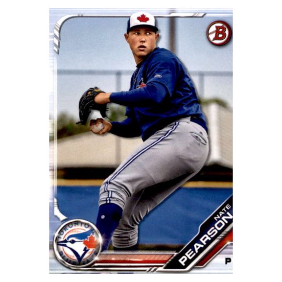 Collectible 2019 Bowman Prospects #BP-99 Nate Pearson RC Rookie Toronto Blue Jays MLB Baseball Trading Card