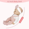 thumbnail image 3 of LINXUXIE Fox Stuffed Animal Baby Doll, Music & Sound Toy for Kids, Gifts for1 2 3 4 5 6 Year Old, 3 of 9