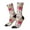 2 Black-2, variant on Rose Mix Leopard 4 Crew Socks for Men & Women, Breathable Casual Athletic Ankle Socks