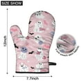 thumbnail image 6 of Cute Oven Mitts,Cute Halloween Ghosts Pattern Oven Mitt 2-Pack Set,Kitchen Gloves for Oven,Heat Resistant Oven Mitts 7.7"x12", 6 of 7