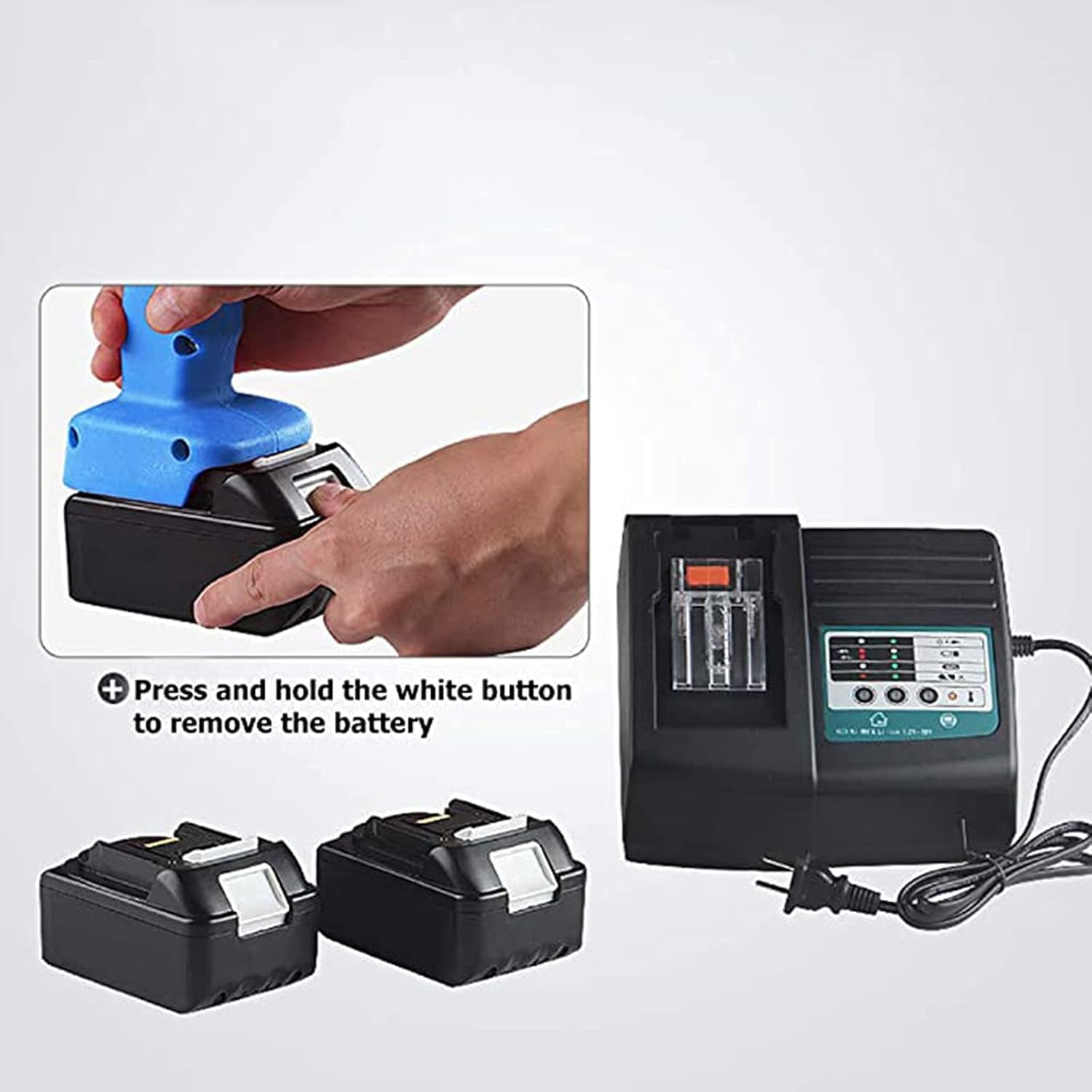 FoundGo Battery Powered Hydraulic Cable Cutter 130KN Electric Wire Cutting Tool BZ-105C Copper Cable Cutters for Φ105mm Cu/Al Cable and Armoured cable with LED Light (BZ-105C)