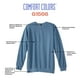thumbnail image 2 of Sudadera Comfort Colors para adulto con cuello redondo G1566 Blue Jean M, 2 of 6