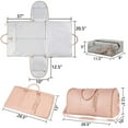 thumbnail image 4 of Large Capacity Travel Duffle Bag Women's Handbag Folding Suit Bag Waterproof Clothes Totes, 4 of 6