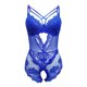 thumbnail image 2 of Gibobby Conjuntos de bragas de encaje Ropa Interior Divertida para Mujer, Escote En V Profundo, Encaje Sexy, Vestido Transparente, Vestido para Conjuntos De Lencería(Azul, G), 2 of 5