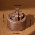 thumbnail image 5 of 1 Set Difusor de Madera - Dispensador de Aroma de Palo de Madera para Hogar, Oficina, Estudio - Sin Fuego, No Requiere Batería - Cilindro Decorativo de Aroma de Liberación Lenta, 5 of 5