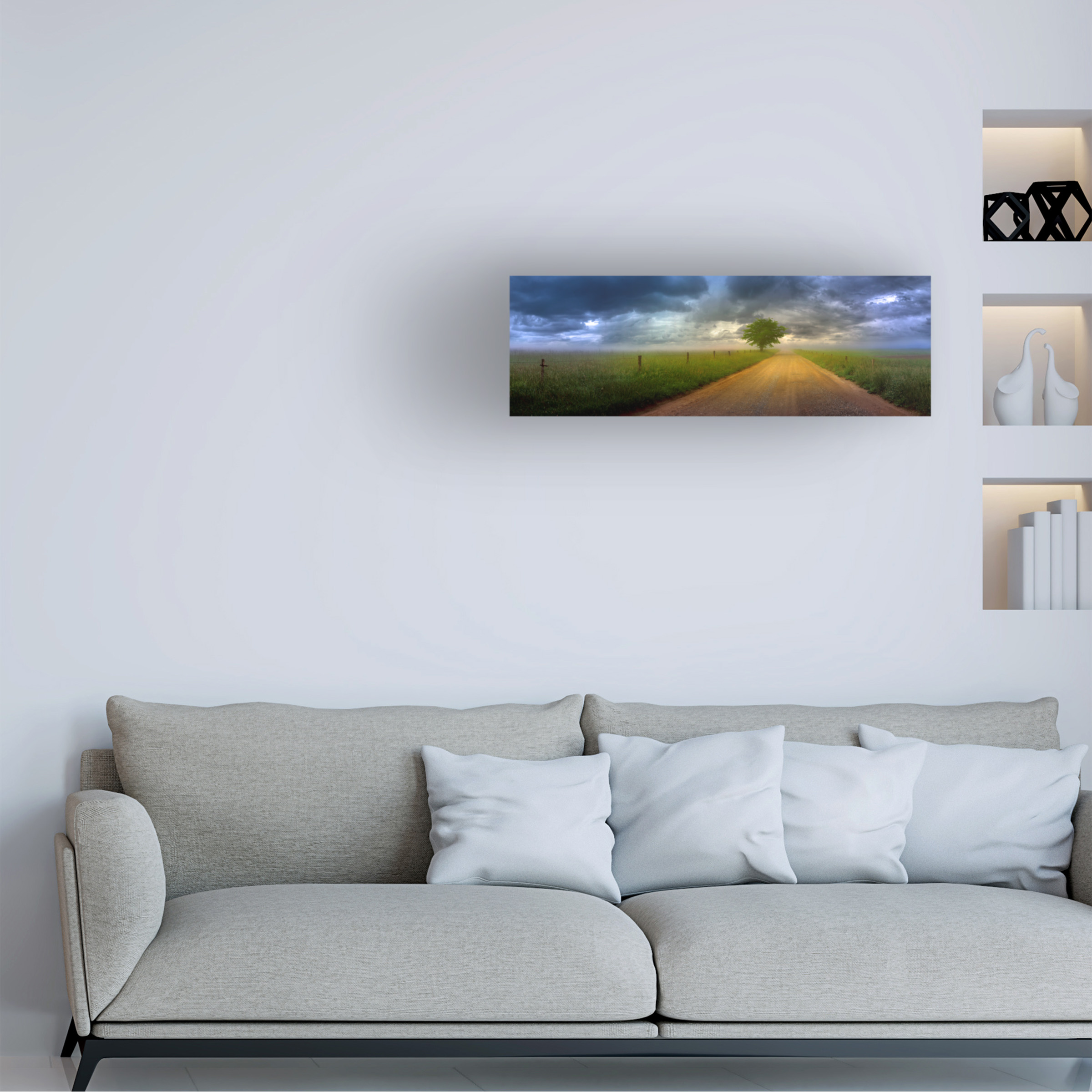 Trademark Fine Art 'The Road Home' Canvas Art by Doug Cavanah