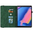 thumbnail image 4 of Allytech Galaxy Tab A 8.0 2019 Case T290 T295, PU Leather Slim Fit Lightweight Shockproof Full Protection Multi Anglge Viewing Stand TPU Back Cover Case for Samsung Galaxy Tab A 8.0 2019 T290,Green, 4 of 6