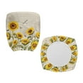 thumbnail image 7 of ZUXONGSY Sunflower Butterfly Desk Chair Cover 2 PCS Rotating Chair Cushion Sliding Covers for Work Chairs Easy to Install Rotating Chair Protective Slipcover for Office Home Cafe, 7 of 7