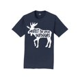 thumbnail image 1 of Gravity Outdoor T-Shirt pour Hommes Protéger le Grand Extérieur - Logo Blanc - Bleu Marine Foncé - 2TG, 1 of 1