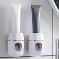 thumbnail image 4 of Yesbay Toothpaste Squeezer Wall-mounted Self Adhesive No Punching Dorm Automatic Labor-saving Toothbrush Tube Squeezer, 4 of 8