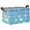 Blue Crowns, variant on Foldable Iron Frame Open Home Storage Bins 16.9×11.4×10 Inch Waterproof Nice Cube Shelf Baskets Brown Lamb