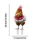 thumbnail image 3 of Decoración navideña de gallinas en forma de enchufe | Estaca de animales de granja para jardín al aire libre | Decoración acrílica de animales para jardín para exhibir en Navidad, 3 of 5