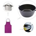 thumbnail image 4 of Tablier de Cuisine en Coton Épais Anti-Salissure, 4 of 8