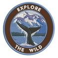 thumbnail image 1 of Explore The Wild! 3.5 Inch Iron Or Sew On Embroidered Fabric Badge Patch Seek Adventure, National Park Iconic Series, 1 of 2