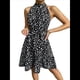 thumbnail image 1 of Vestidos de Verano para Mujer, con Cuello Halter, Sin Mangas, Estilo Bohemio, con Lunares y Volantes, para Playa, 2025 Negro L, 1 of 7