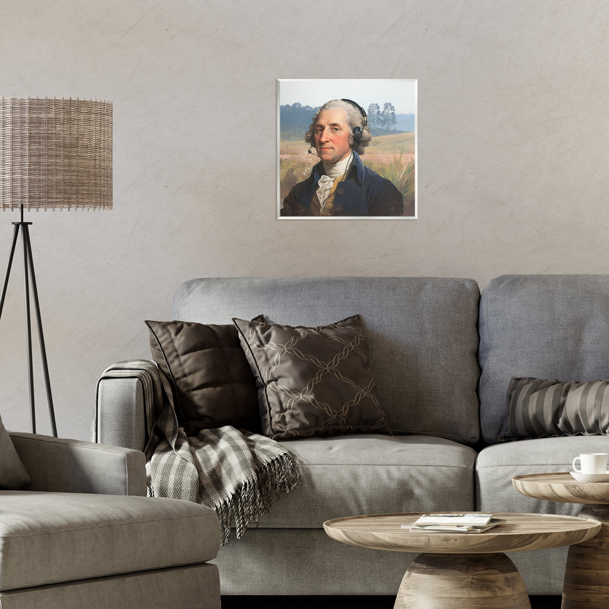 Stupell Industries Classical Gentleman with Headset Wall Plaque Art, design by CAD Designs