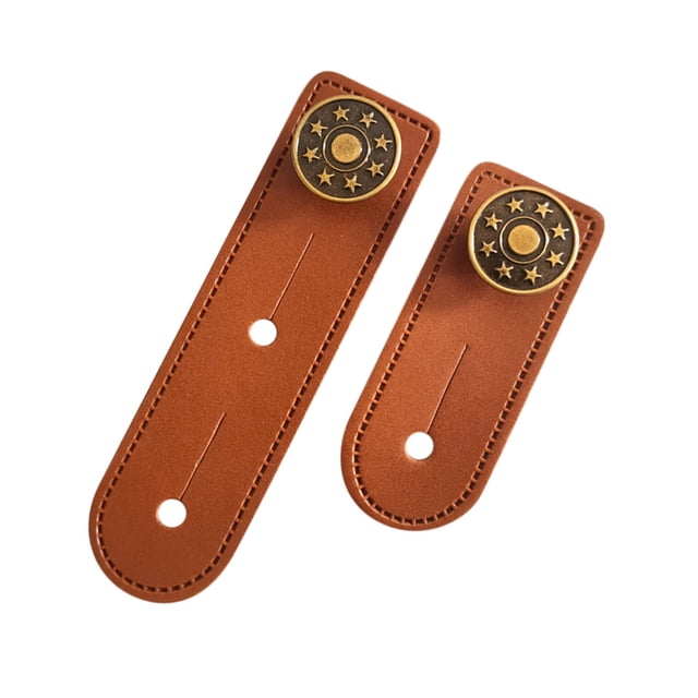 Stretchable Jeans With Detachable Buttons Enlarged Waist Herringbone Buckle Adjustable Waist Buttons