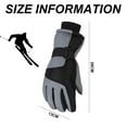 thumbnail image 2 of Winter Gloves,Winter Warm Touchscreen Snowboard Gloves For Men & Women - gray, 2 of 5
