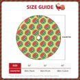thumbnail image 2 of Fotbe Summer Watermelon Pattern Christmas Tree Skirt, Tree Skirts Plush Christmas Decorations, Christmas Tree Skirts Xmas Decorations Holiday Party Decor-36", 2 of 6