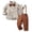 Brown#F, variant on JCCXIN Toddler Boys Long Sleeve Striped Prints Lapel Shirt Tops Pants Child Kids Gentleman Outfit Sets Bowtie Formal Dress Clothes Suit Lovely Clothes Sets