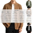 thumbnail image 2 of USNSM Men's Commuting Cardigan Button Down Side Pockets Stand Up Collar Thick Knit Sweater Jacket for Casual Fall Wear Black XXXXL, 2 of 8