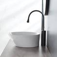 thumbnail image 5 of Bothwa Home Modern Bathroom Vessel Sink – Stylish Above-Counter White Porcelain Sink, Durable Ceramic, Easy Top-Mount Installation, 5 of 12